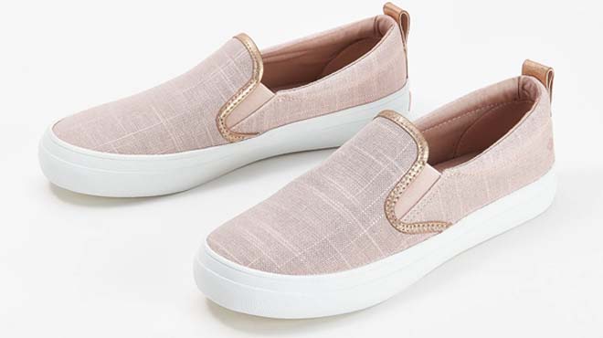 Sperry Womens Crest Twin Shoes on Grey Background Sperry Womens Crest Twin Shoes on Grey Background