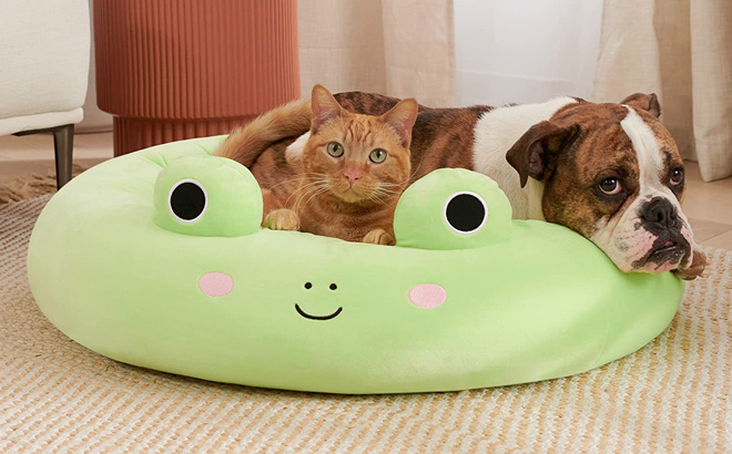 Squishmallows 24 Inch Wendy Frog Pet Bed