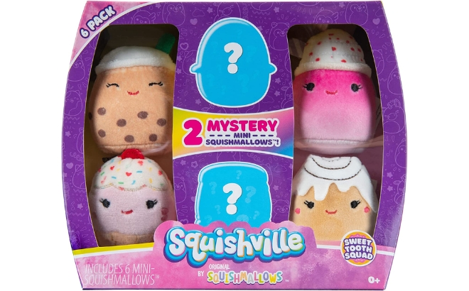 Squishville Mini Squishmallows 6 Pack Plush