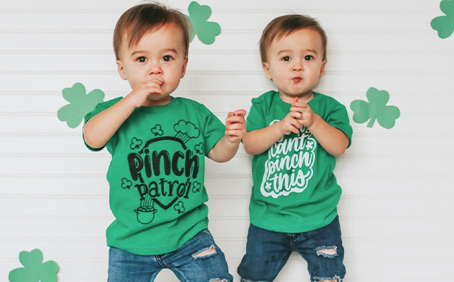 St Pattys Day Kids Tees 1