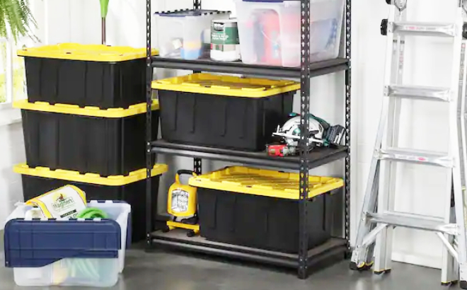 Stacked HDX Storage Tote