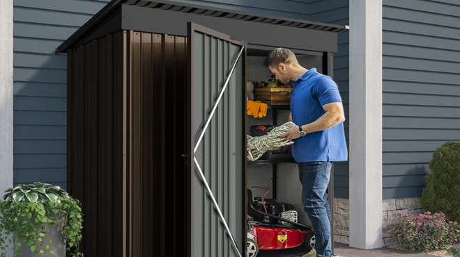 Stainless Steel Storage Shed