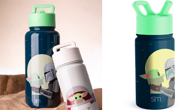 Star Wars Mandalorian Kids Water Bottle