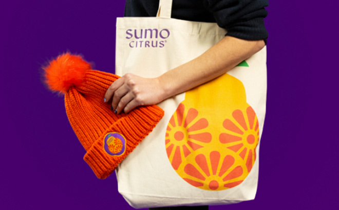 Sumo Citrus Beanie and Tote Bag