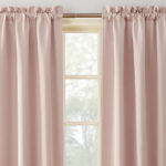 Sun Zero Curtain Panels in Color Pink