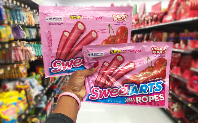 SweeTARTS Candy Ropes Cherry Punch