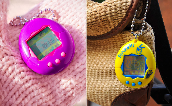 Tamagotchi Purple and Yellow Blue Electronic Pets Tamagotchi Purple and Yellow Blue Electronic Pets