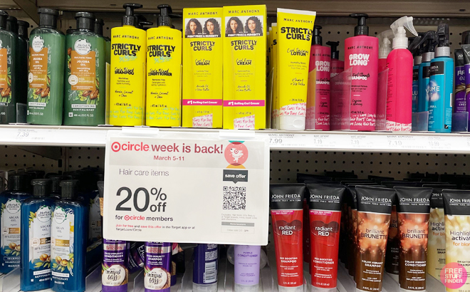 Target 20 Off All Hair Care Circle Offer