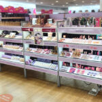 Tarte Cosmetics Various Makeup Products on Store Shelves