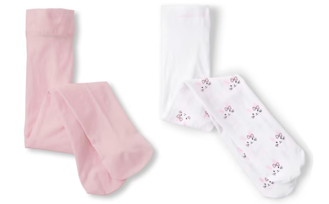 The Childrens Place Toddler Girls Microfiber Tights