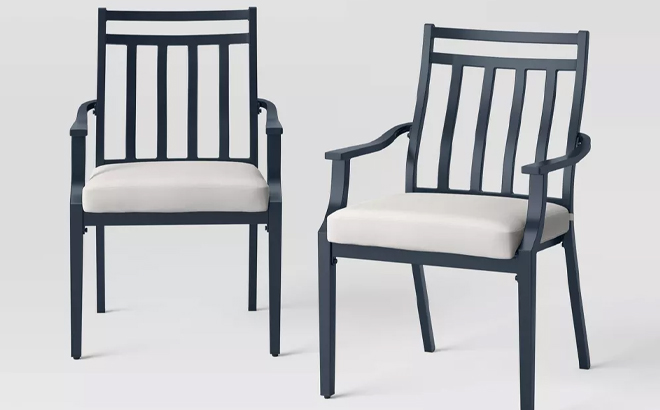 Threshold Fairmont Patio Dining Chairs 2 Pack