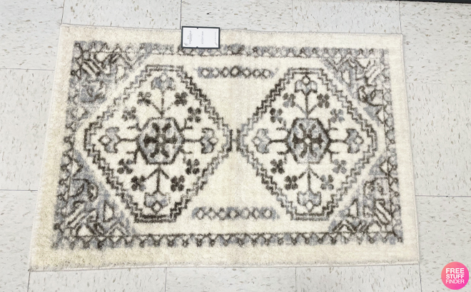 Threshold Persian Accent Rug on the Floor