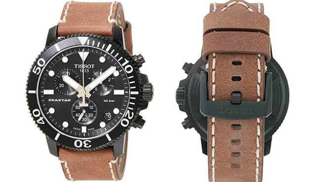 Tissot Leather Mens Watch