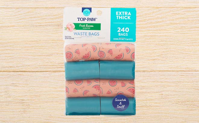 Top paw scented deals waste bags