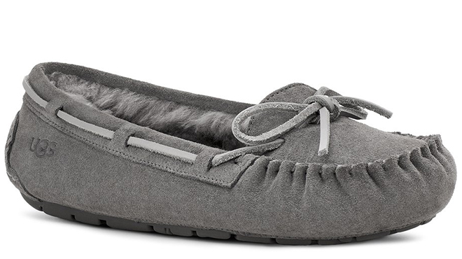 UGG Bella II Moccasin in charcoal color