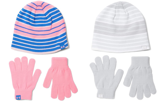 Under Armour Kids Beanie Gloves Combo