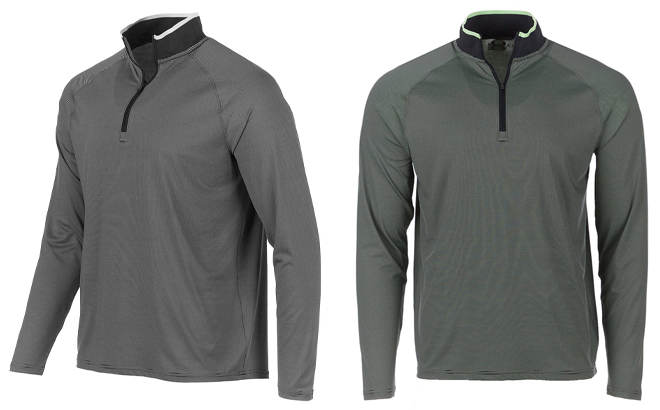 Under Armour Mens Green Stripe Pullovers