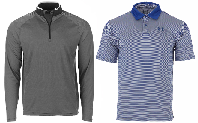 Under Armour Mens Pullover Polo Bundle