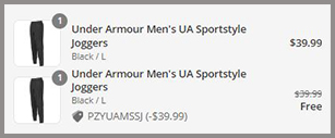 Under Armour Mens UA Sportstyle Joggers Summary