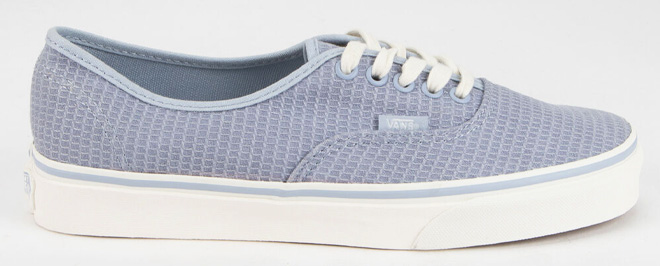 VANS Authentic Woven Women's Shoes on a White Background