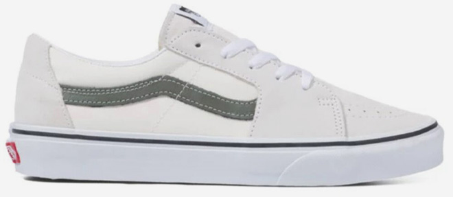 VANS Sk8 Low Shoes Side View on a White Background