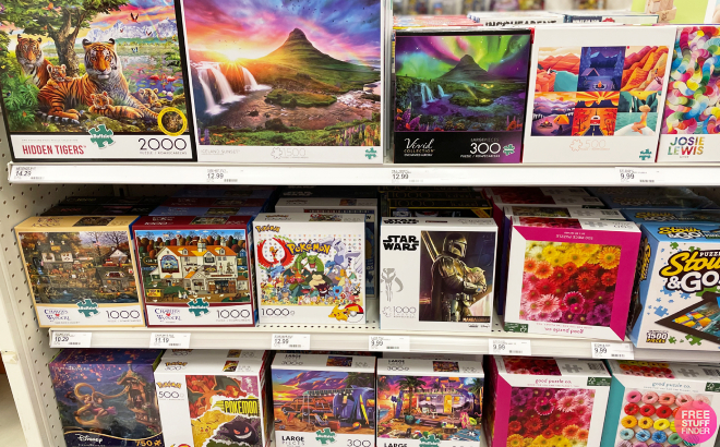 Variety of Puzzles at Target