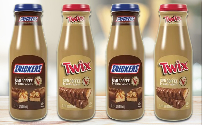 Victor Allens Snickers Twix Iced Coffee