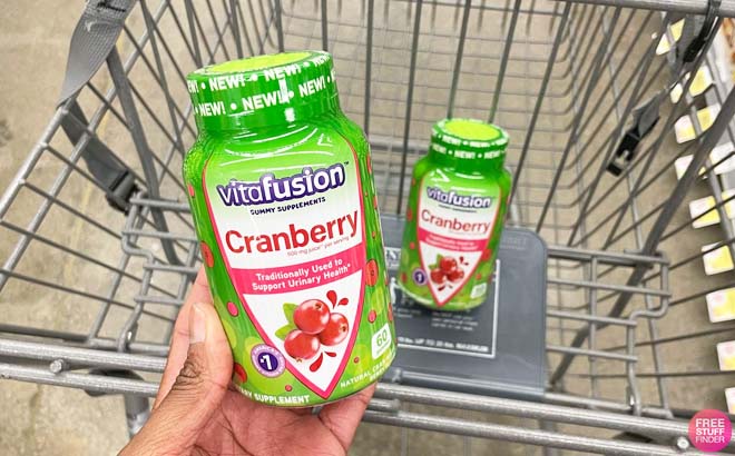 Vitafusion Cranberry on hand and Walgreens Cart