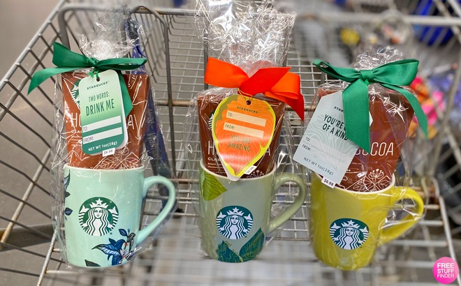 Walmart Starbucks Mug With Cocoa Gift Sets Cart