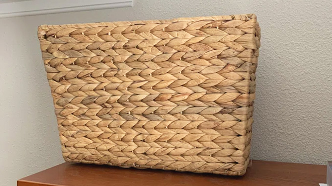 Wicker Basket on table