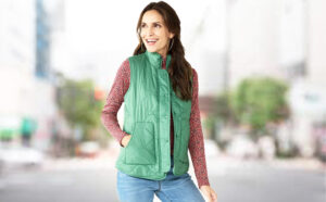 Womens Croft Barrow Quilted Vest