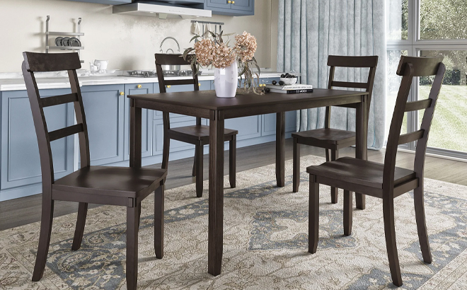 Yves 4 Person Dining Set