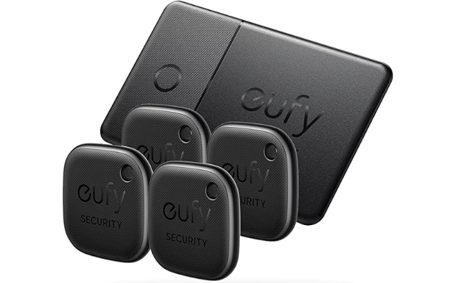 eufy Security SmartTrack Black 4Links 1Card