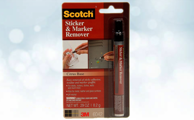 scotch sticker and marker remover