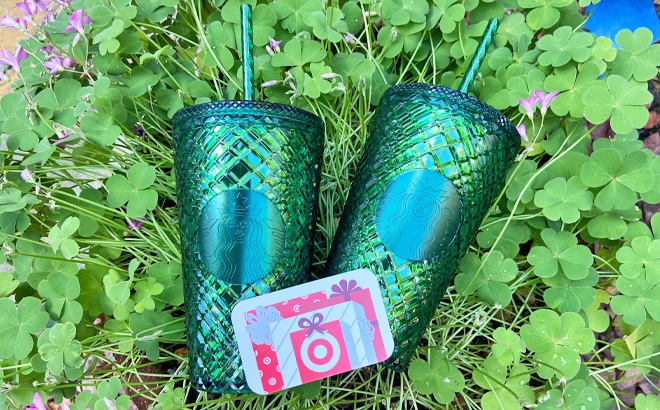 GIVEAWAY!🍀Win FREE Starbucks Tumbler and $25 Target Gift Card on St Paddy's