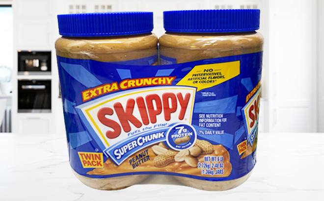 2 Pack Skippy Peanut Butter Super Chunky