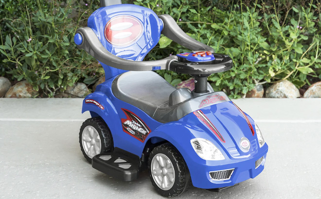 3 in 1 Kids Push Car with Handle and Horn