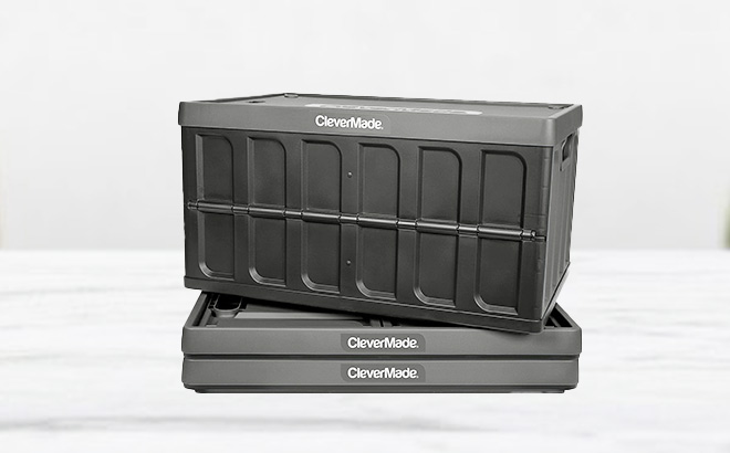46 Liter Collapsible Storage Bins 3 Pack 1