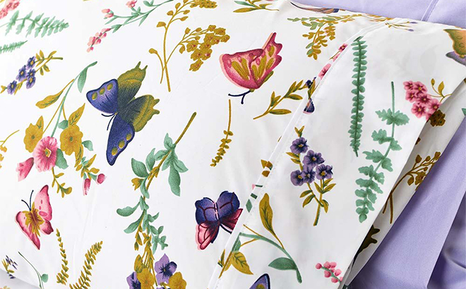 American Home Collection Butterfly Six Piece Sheet Se t