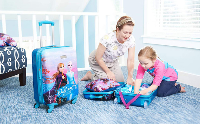 American Tourister Disney Frozen Hardside 2 Piece Luggage Set