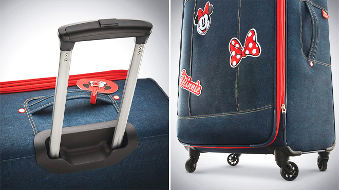 American Tourister Disney Luggage Top and Bottom View