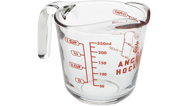 Anchor Hocking Measuring Cup Empty Glass Anchor Hocking Measuring Cup Empty Glass