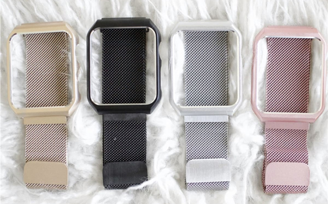 Apple Watch Bands and Frames in Four Colors