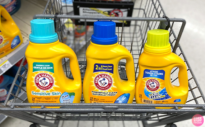 Arm Hammer Laundry Detergent in cart