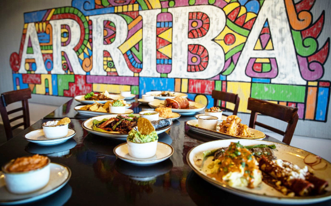 Arriba Mexican Grill Dishes