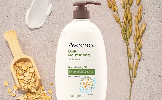 Aveeno Daily Moisturizing Body Wash for Dry Sensitive Skin