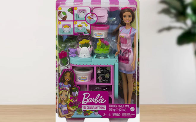 Barbie Florist Playset Brunette Doll