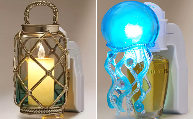 Bath Body Works Rope Lantern and Jellyfish Nightlight Wallflower Plugs