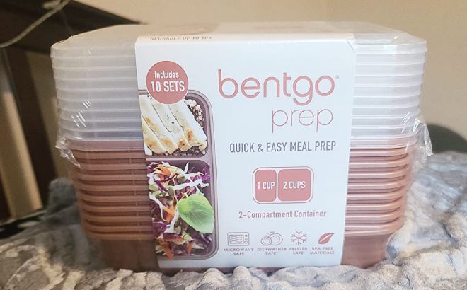 Bentgo 2 Compartment 10 Piece Meal Prep Container Set