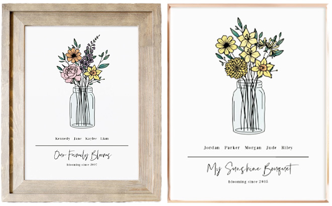 Birth Flower Bouquets Birth Flower Bouquets